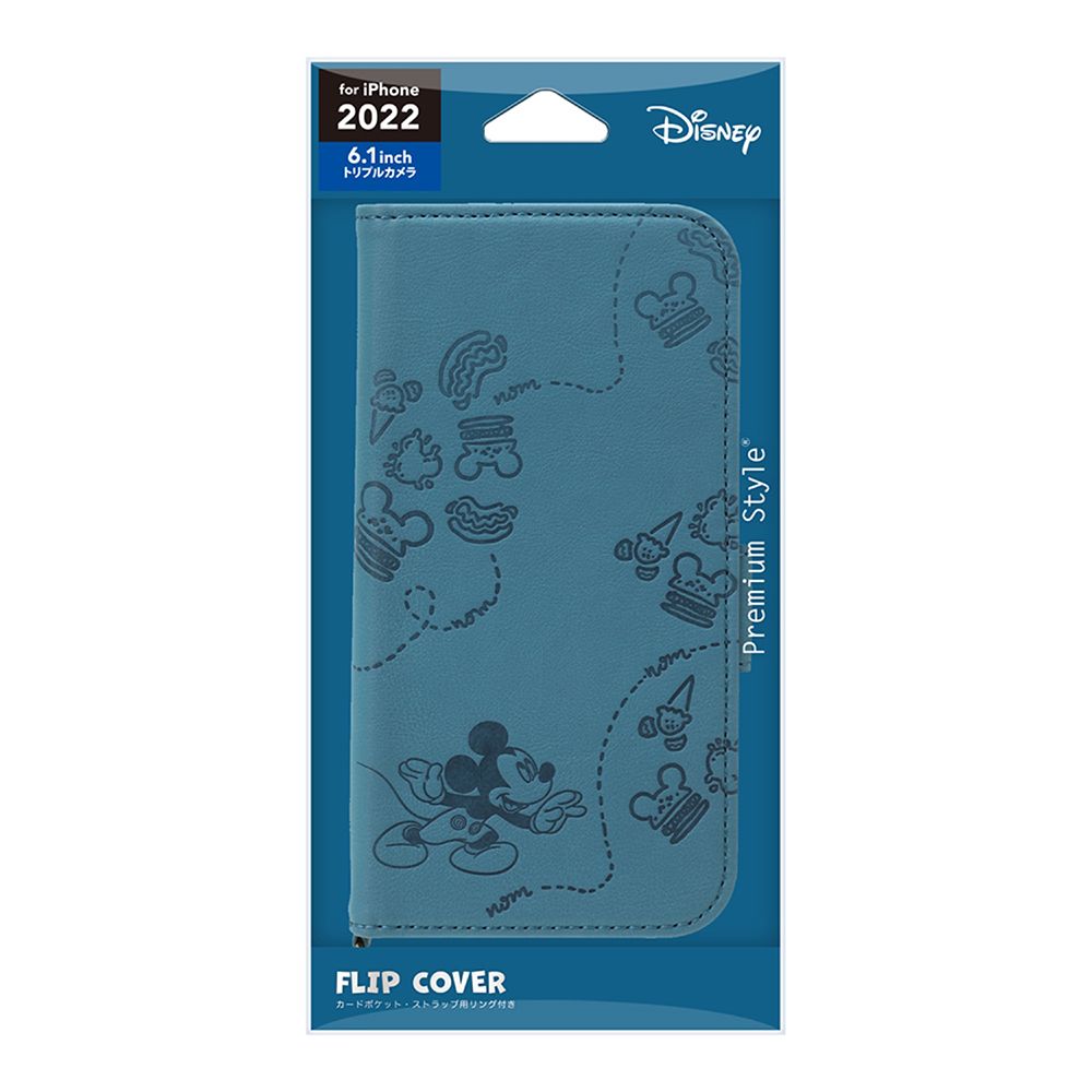 ミッキーマウス iPhone 14 Pro用 フリップカバー