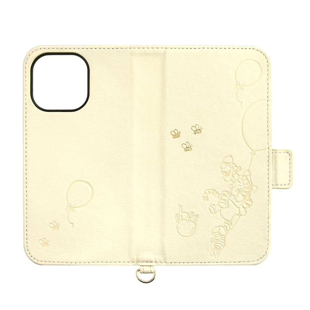 くまのプーさん iPhone 14 Pro用 フリップカバー