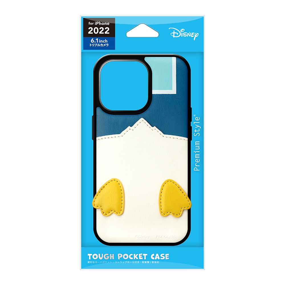 ドナルドダック iPhone 14 Pro用 タフポケットケース