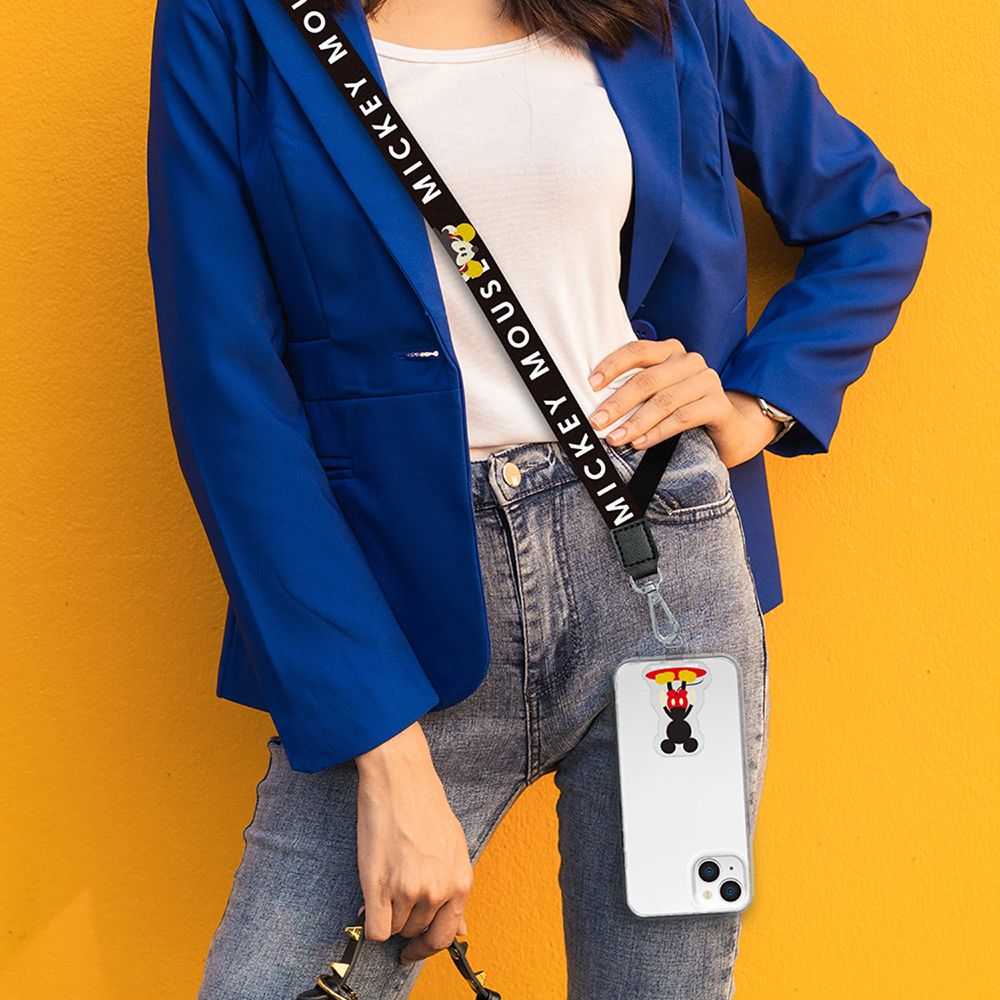 ミッキーマウス ストラップホルダー付 ショルダーストラップ