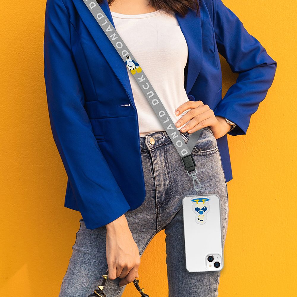 ドナルドダック ストラップホルダー付 ショルダーストラップ