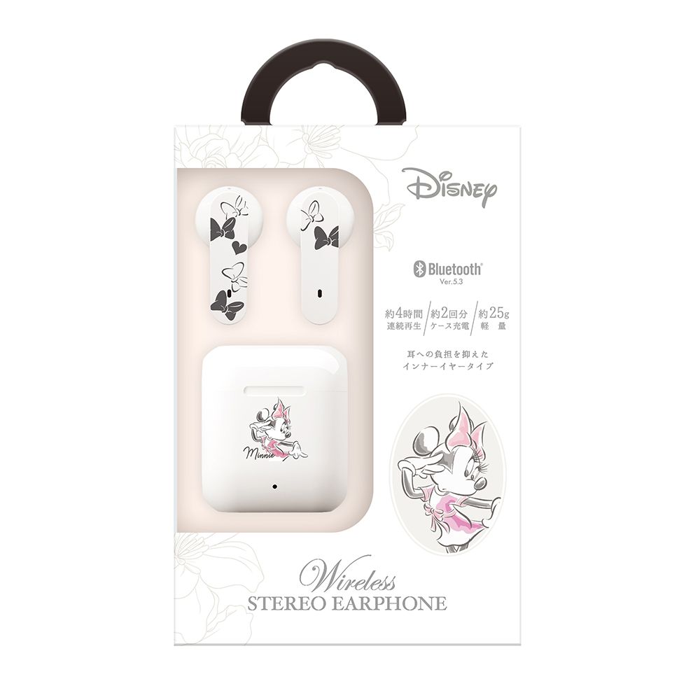 ミニーマウス　完全ワイヤレス ステレオイヤホン インナーイヤータイプ