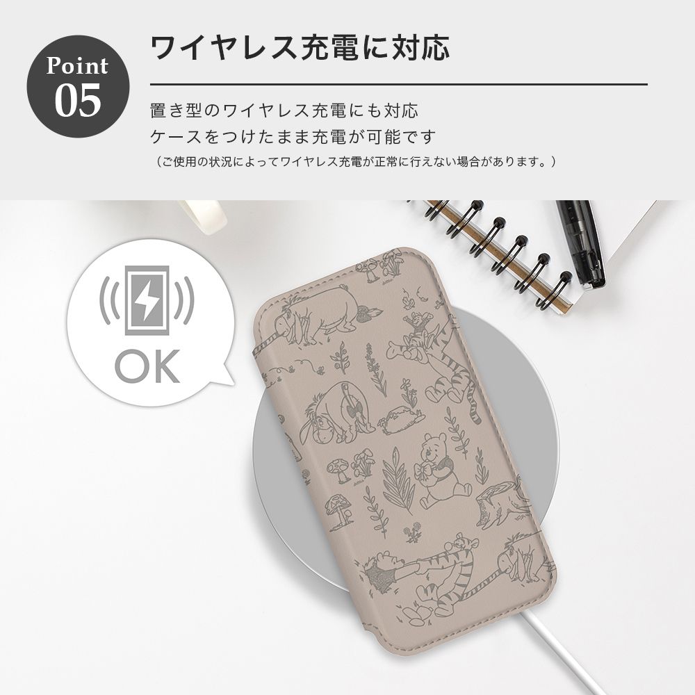 ドナルドダック iPhone16 用 ガラスフリップケース