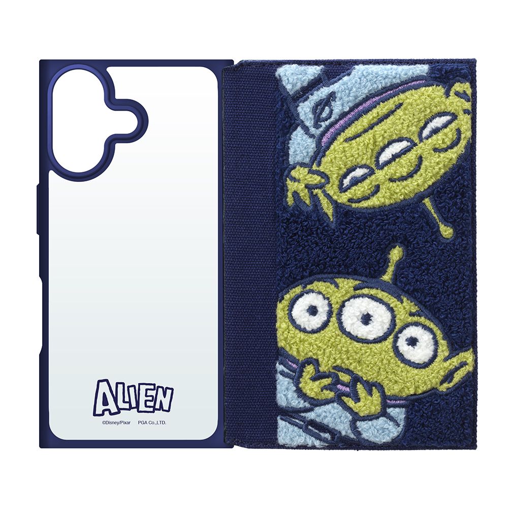 エイリアン iPhone 16用 クリアフリップケース