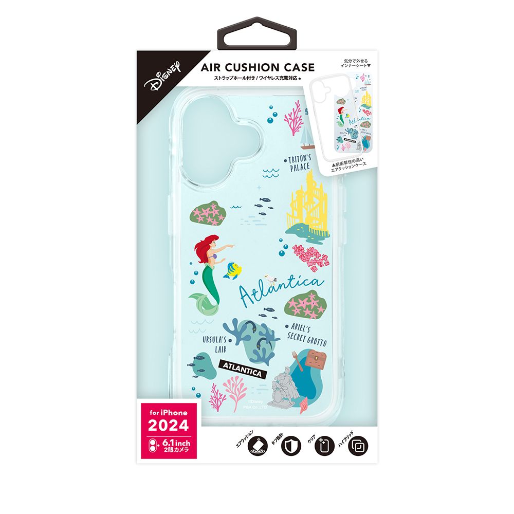 アリエル iPhone16 用 エアクッションケース