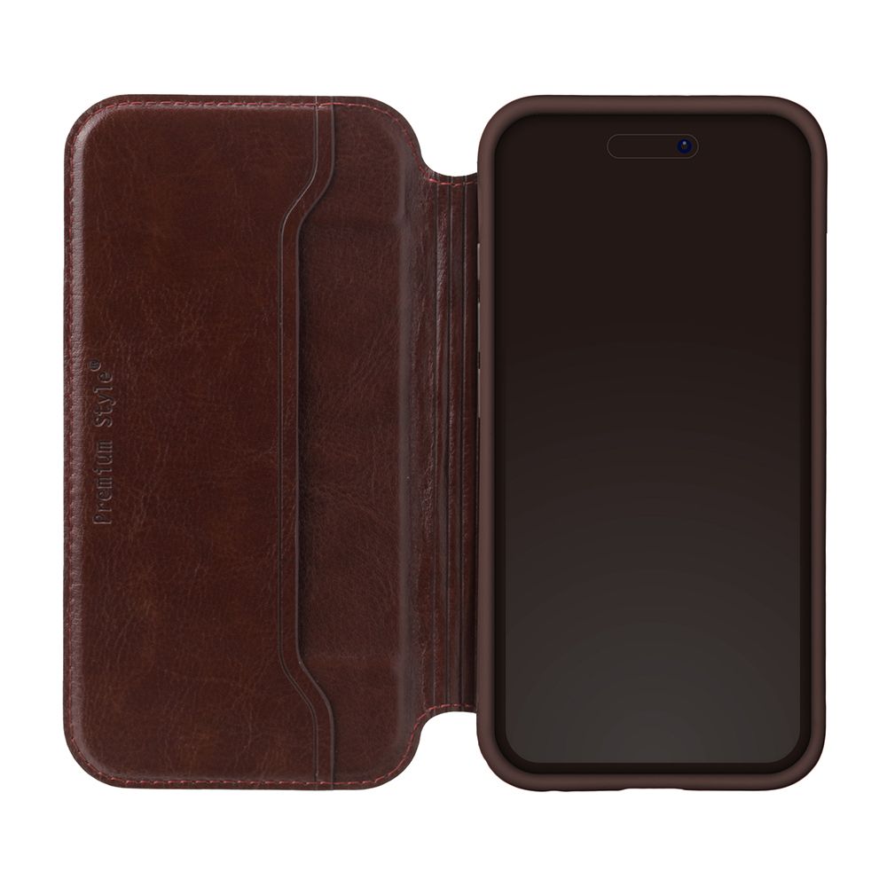 くまのプーさん iPhone 16 Pro用 ガラスフリップケース