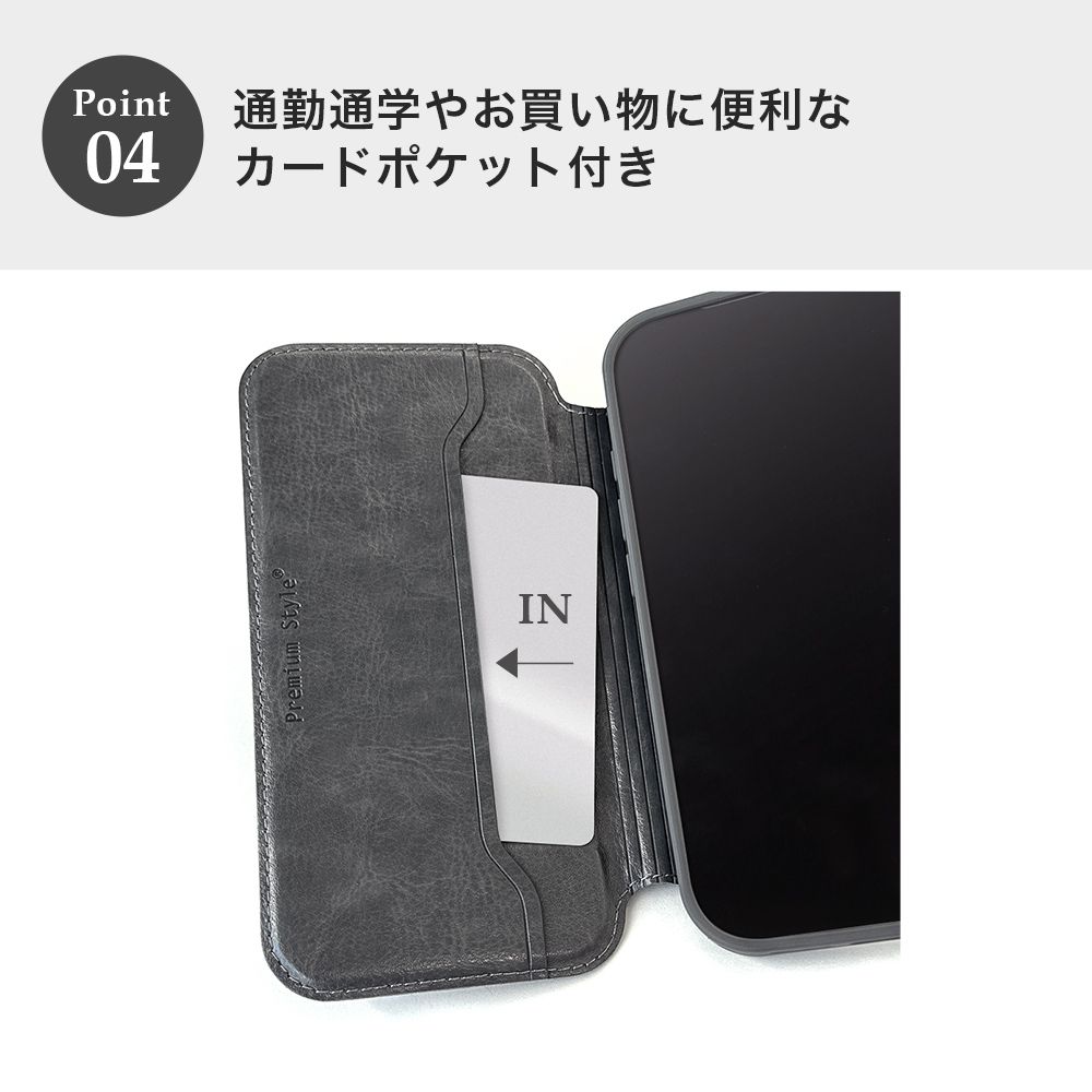 くまのプーさん iPhone 16 Pro用 ガラスフリップケース