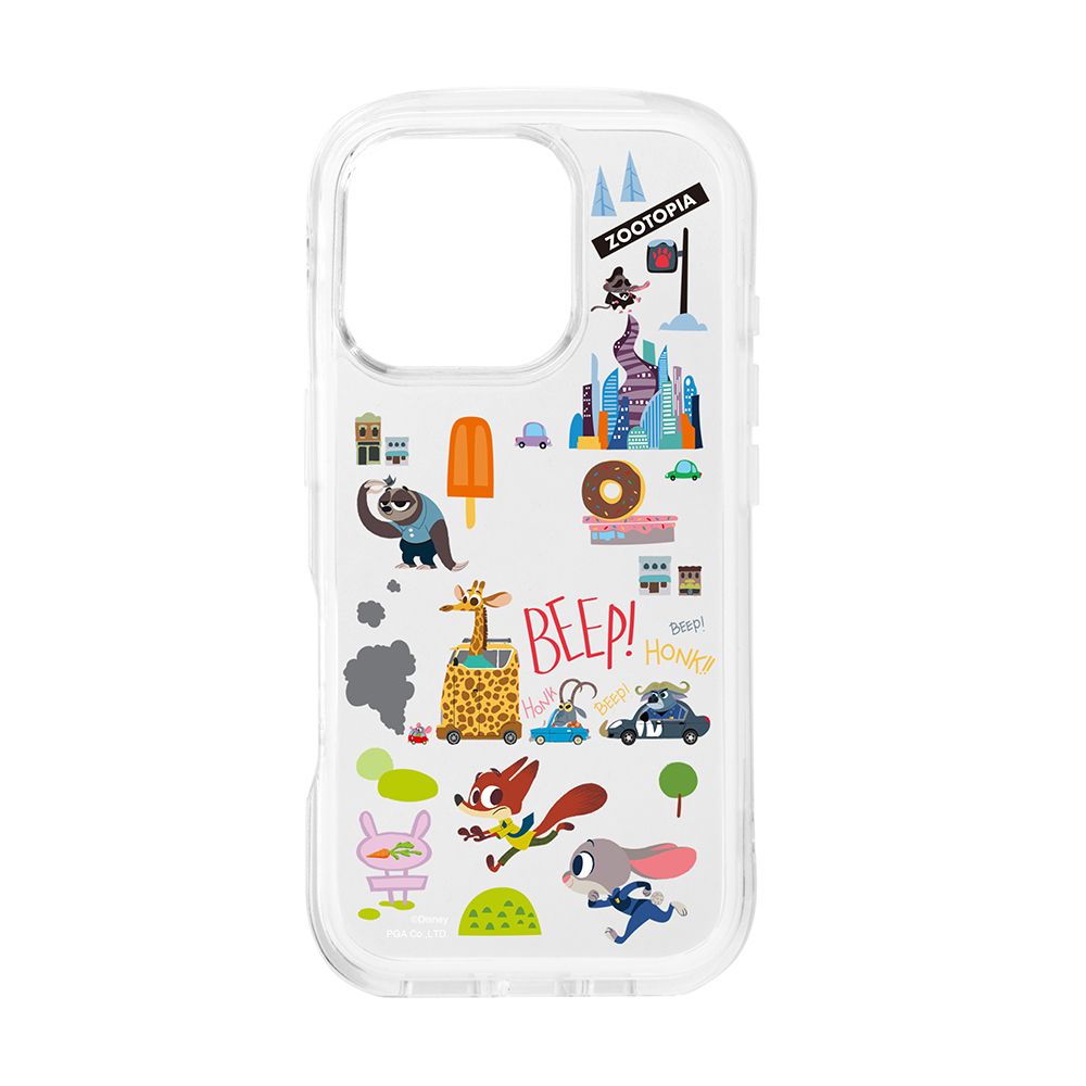 ズートピア iPhone16Pro 用 エアクッションケース