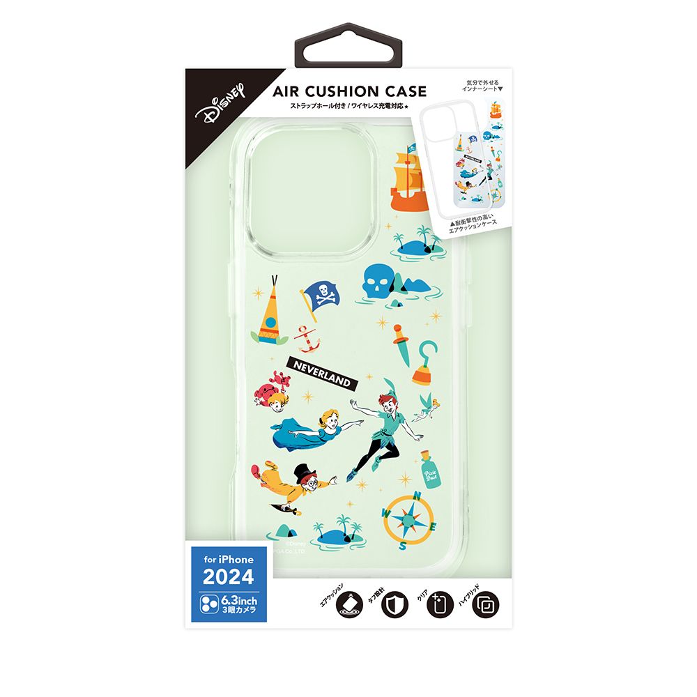 ピーター・パン iPhone16Pro 用 エアクッションケース