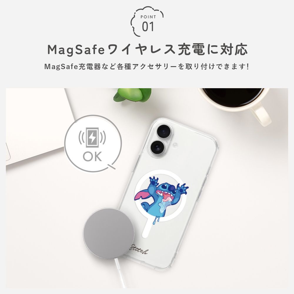 ティンカー・ベル iPhone 16用 MagSafe対応 ハイブリッドケース