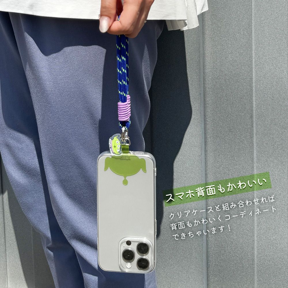 ミニーマウス ストラップホルダー付 ハンドストラップ