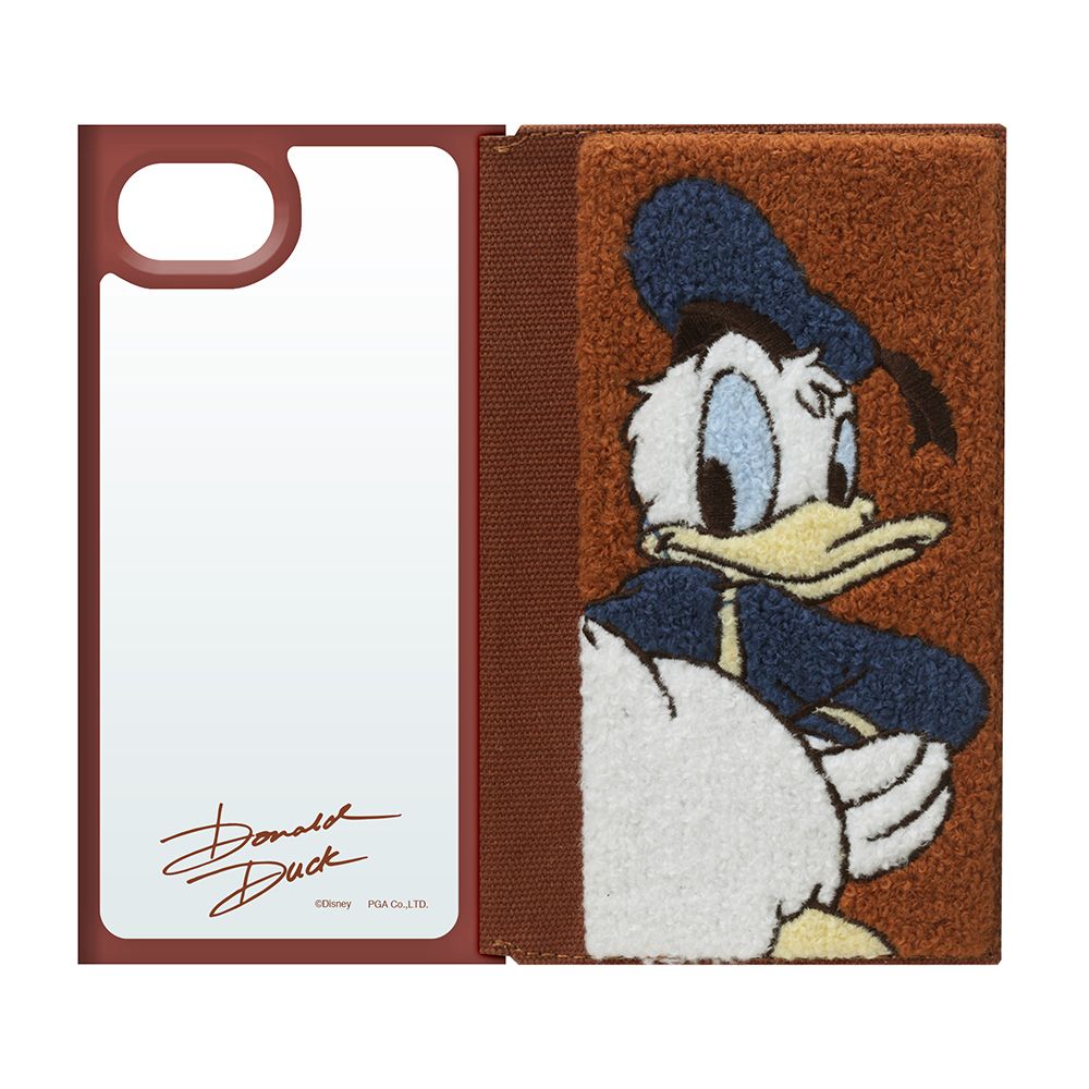 ドナルドダック iPhone16e クリアフリップケース
