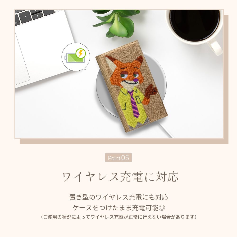 スティッチ iPhone16e クリアフリップケース