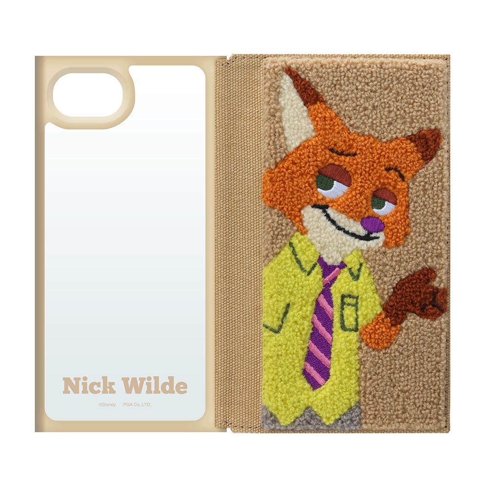 ズートピア iPhone16e クリアフリップケース