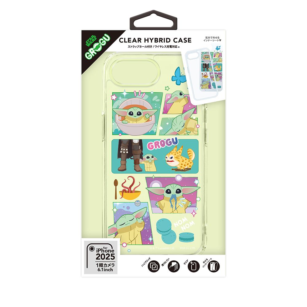 スター・ウォーズ iPhone16e クリアハイブリッドケース