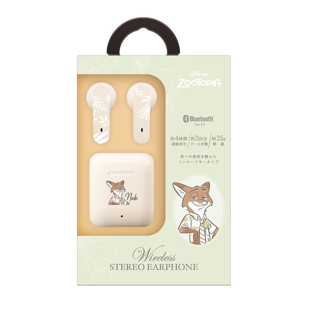 ニック 完全ワイヤレス ステレオイヤホン インナーイヤータイプ