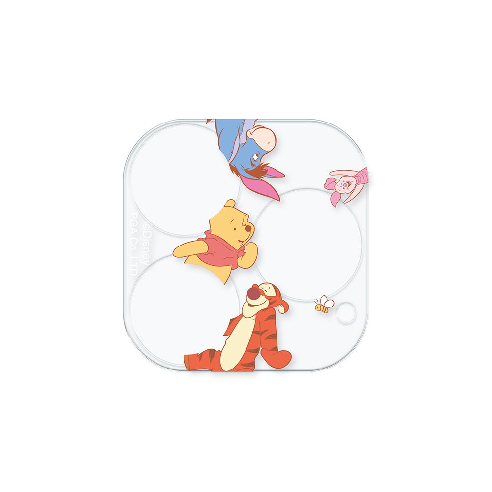 くまのプーさん iPhone 15 Pro/15 Pro Max/16 Pro/16 Pro Max用 カメラフルプロテクター