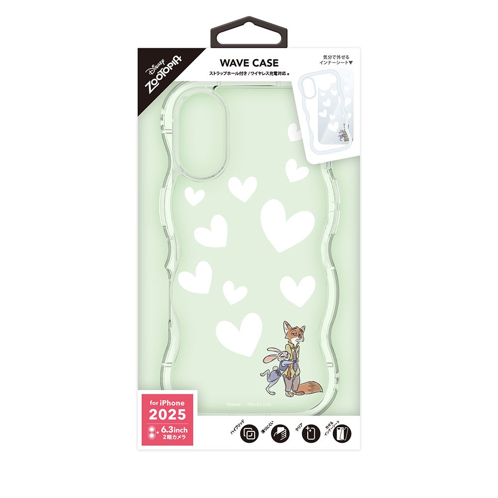 ズートピア iPhone 17用 ウェーブケース