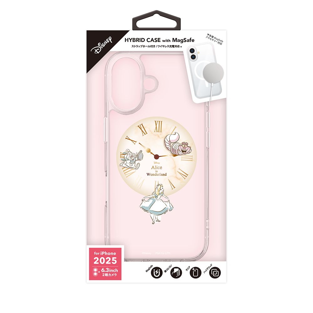 アリス iPhone 17用 MagSafe対応 ハイブリッドケース