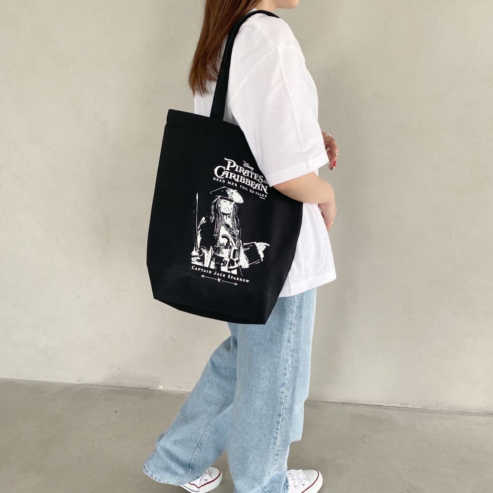 【キャラチョイ】POC/Jack Sparrow/トートバッグ/ブラック/CHDYTB2305POC-Jack