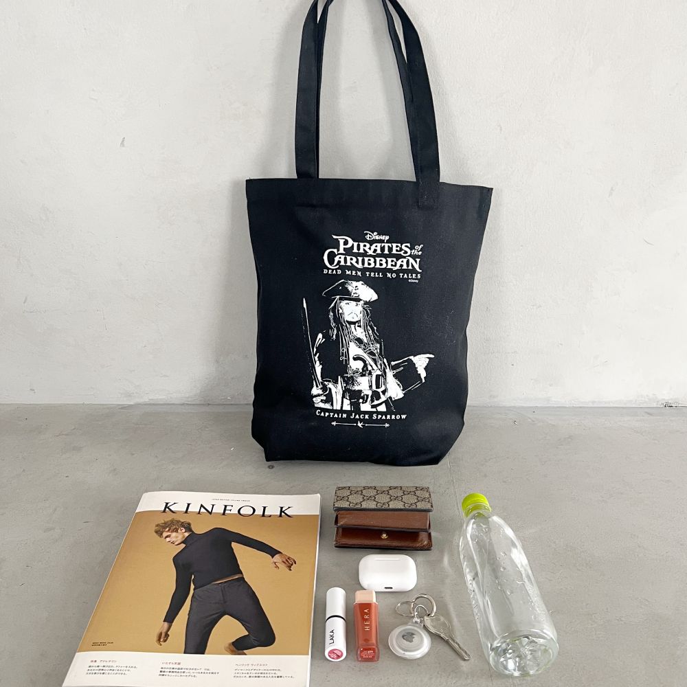 【キャラチョイ】POC/Jack Sparrow/トートバッグ/ブラック/CHDYTB2305POC-Jack