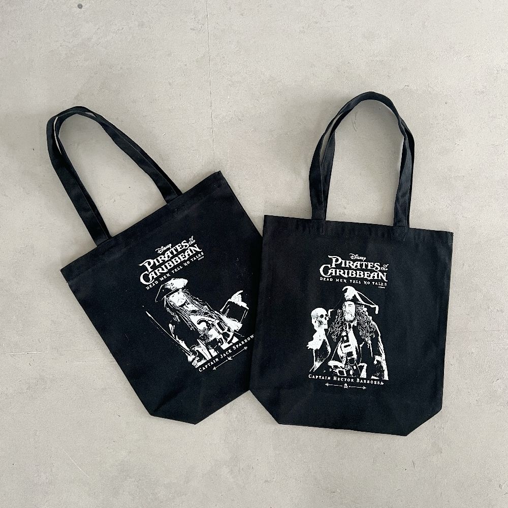 【キャラチョイ】POC/Jack Sparrow/トートバッグ/ブラック/CHDYTB2305POC-Jack