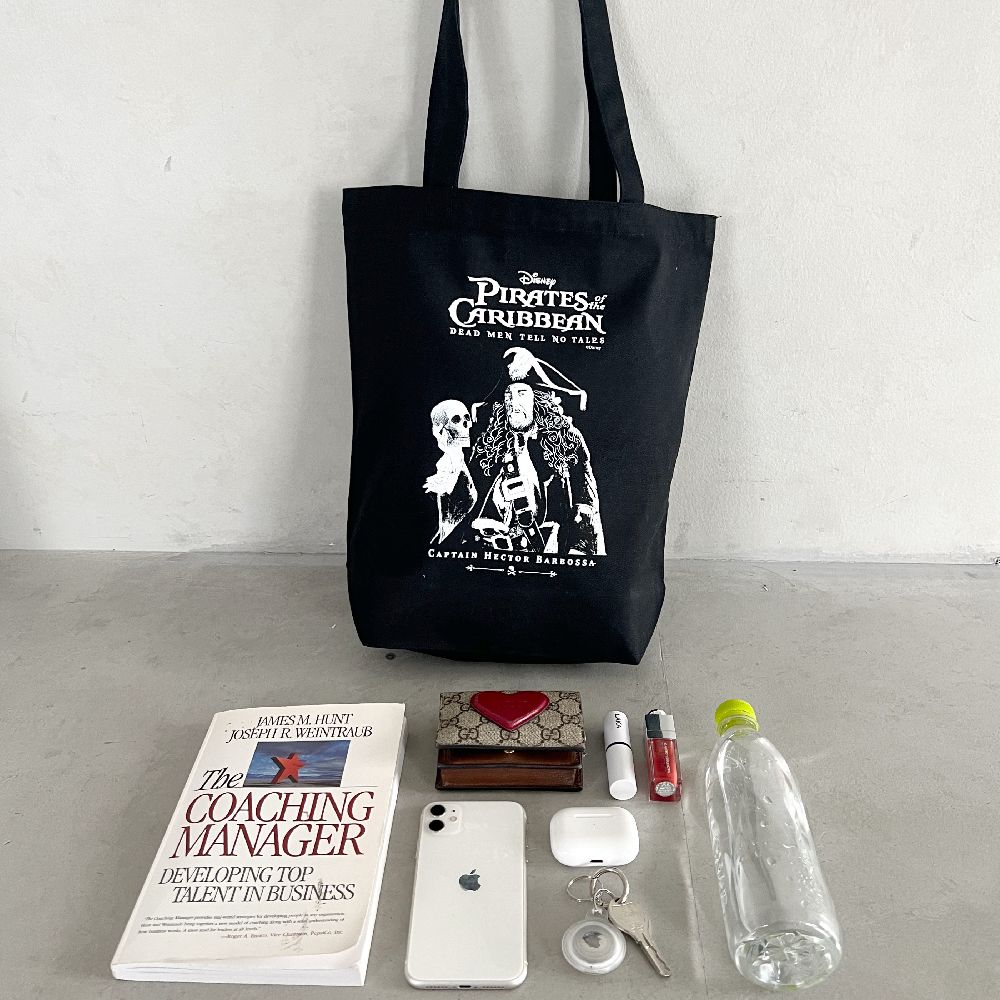 【キャラチョイ】POC/Hector Barbossa/トートバッグ/ブラックCHDYTB2305POC-Barbossa