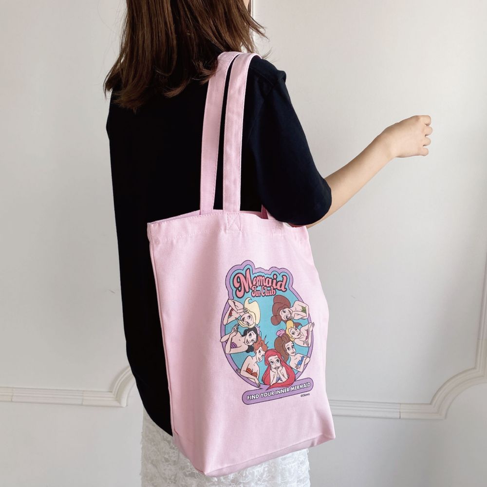 【キャラチョイ】リトル・マーメイド/Mermaid Funclub/トートバッグ/ピンク/CHDYTB230609LM-02