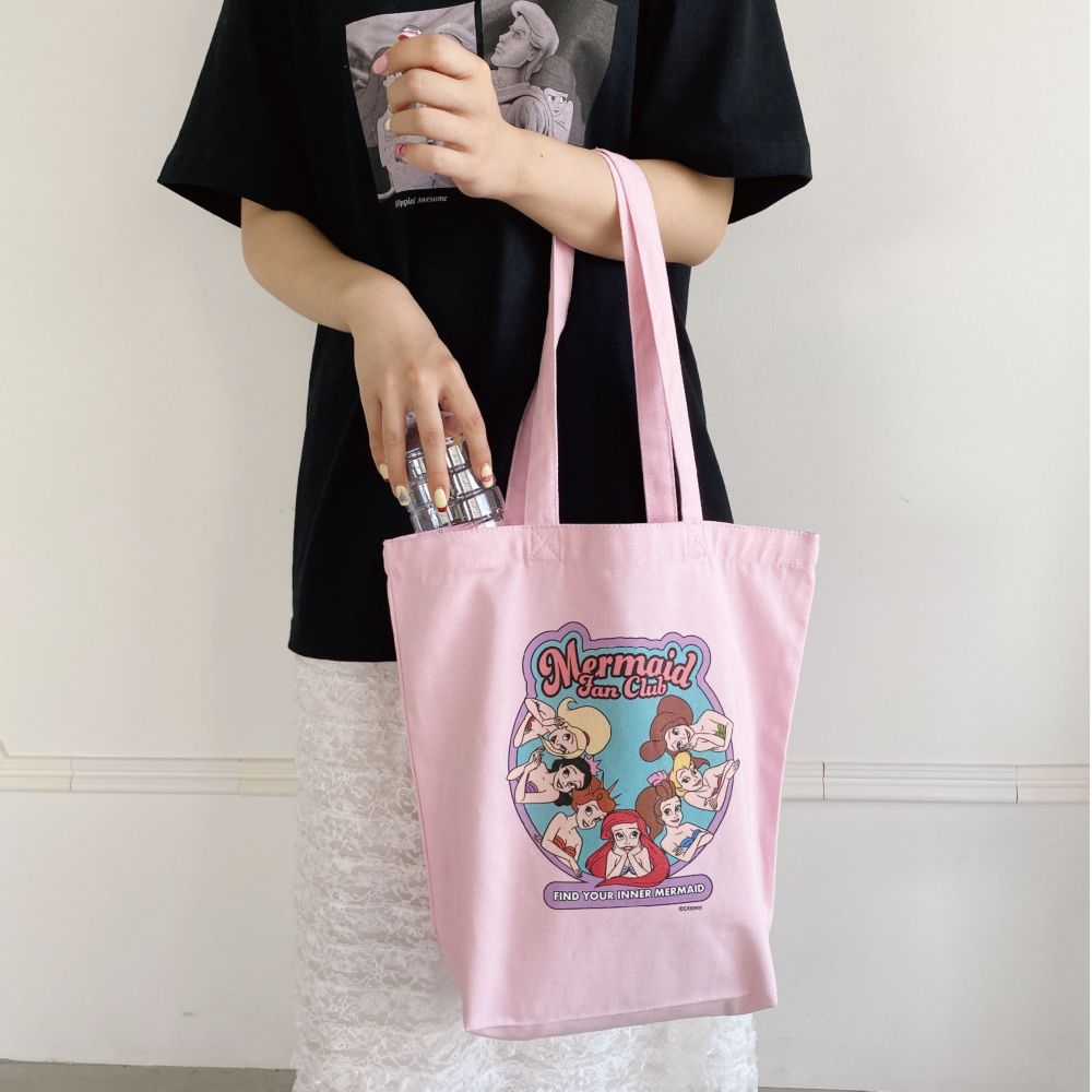 【キャラチョイ】リトル・マーメイド/Mermaid Funclub/トートバッグ/ピンク/CHDYTB230609LM-02