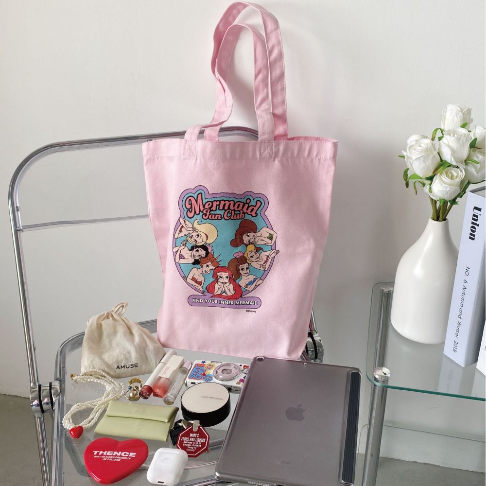 【キャラチョイ】リトル・マーメイド/Mermaid Funclub/トートバッグ/ピンク/CHDYTB230609LM-02
