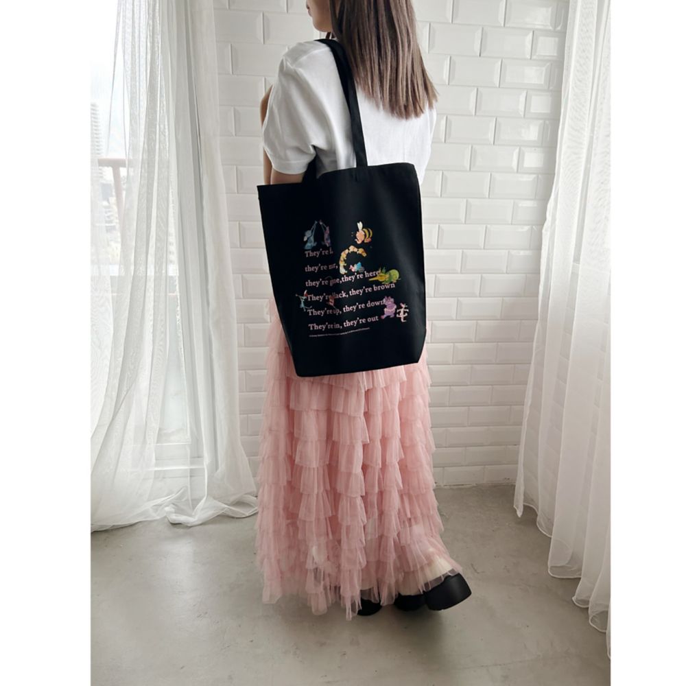 【キャラチョイ】プーさん /トートバッグ/ブラック/CHDYST230927-Nightmare03