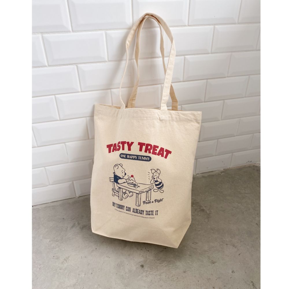 【キャラチョイ】プーさん /トートバッグ/ナチュラル