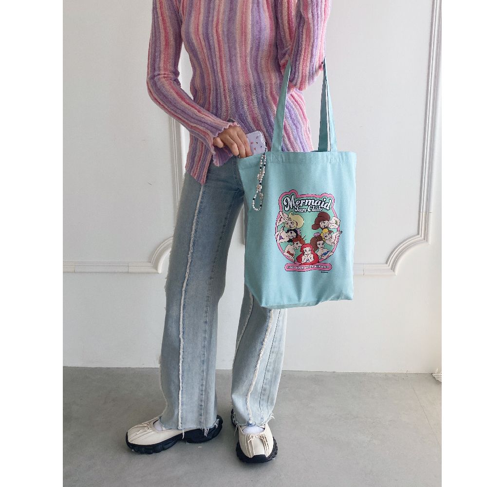 【キャラチョイ】marmeidfunclub//トートバッグ/ブルー/FREE/CHDYTB231001LM-09