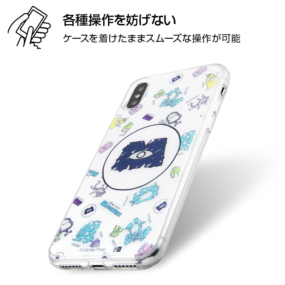 公式 ショップディズニー Iphone Xs X モンスターズ インク Tpuケース 背面パネル モンスターズ インク Scream 受注生産