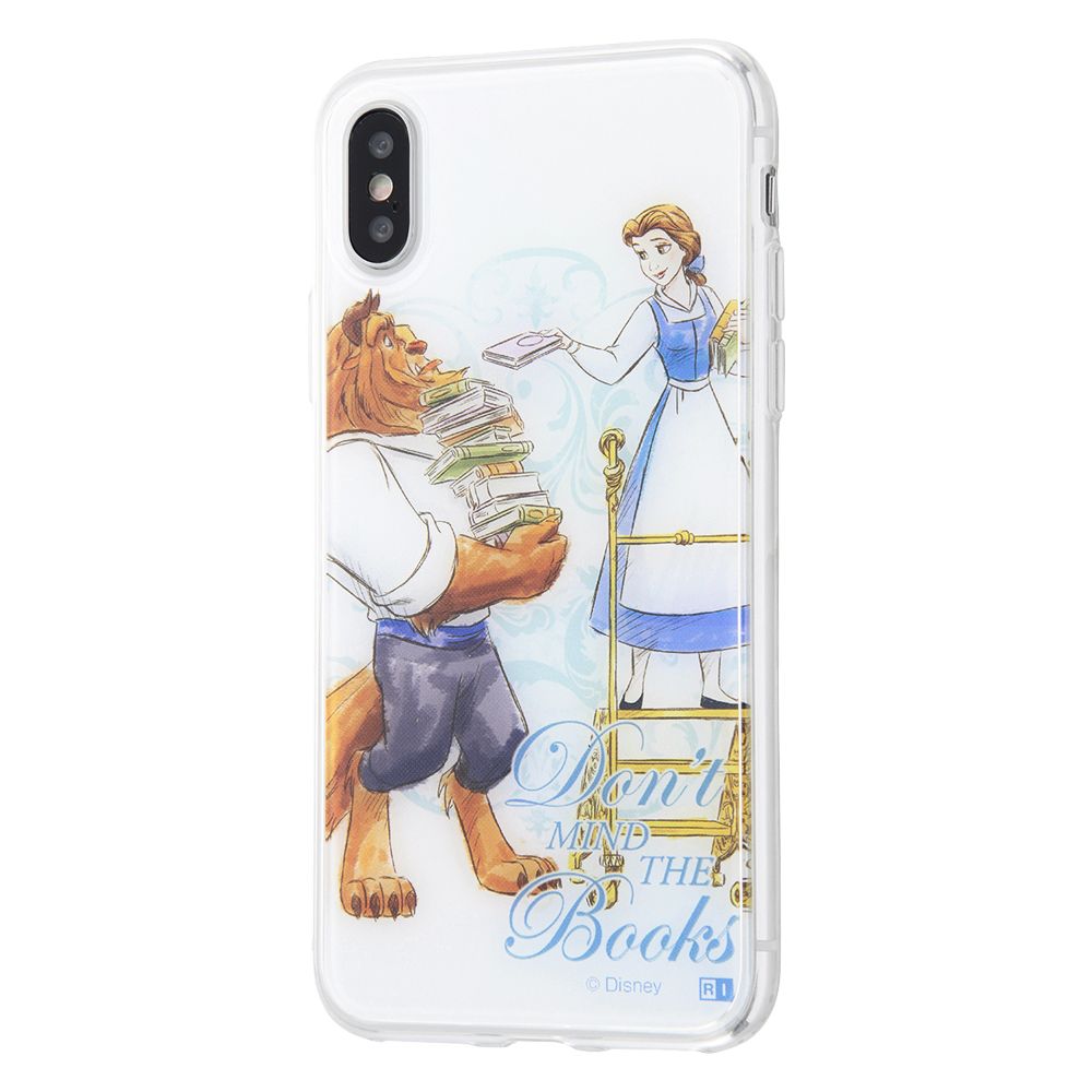 公式 ショップディズニー Iphone Xs X ディズニーキャラクター Tpuケース 背面パネル 美女と野獣 ライブラリー 受注生産