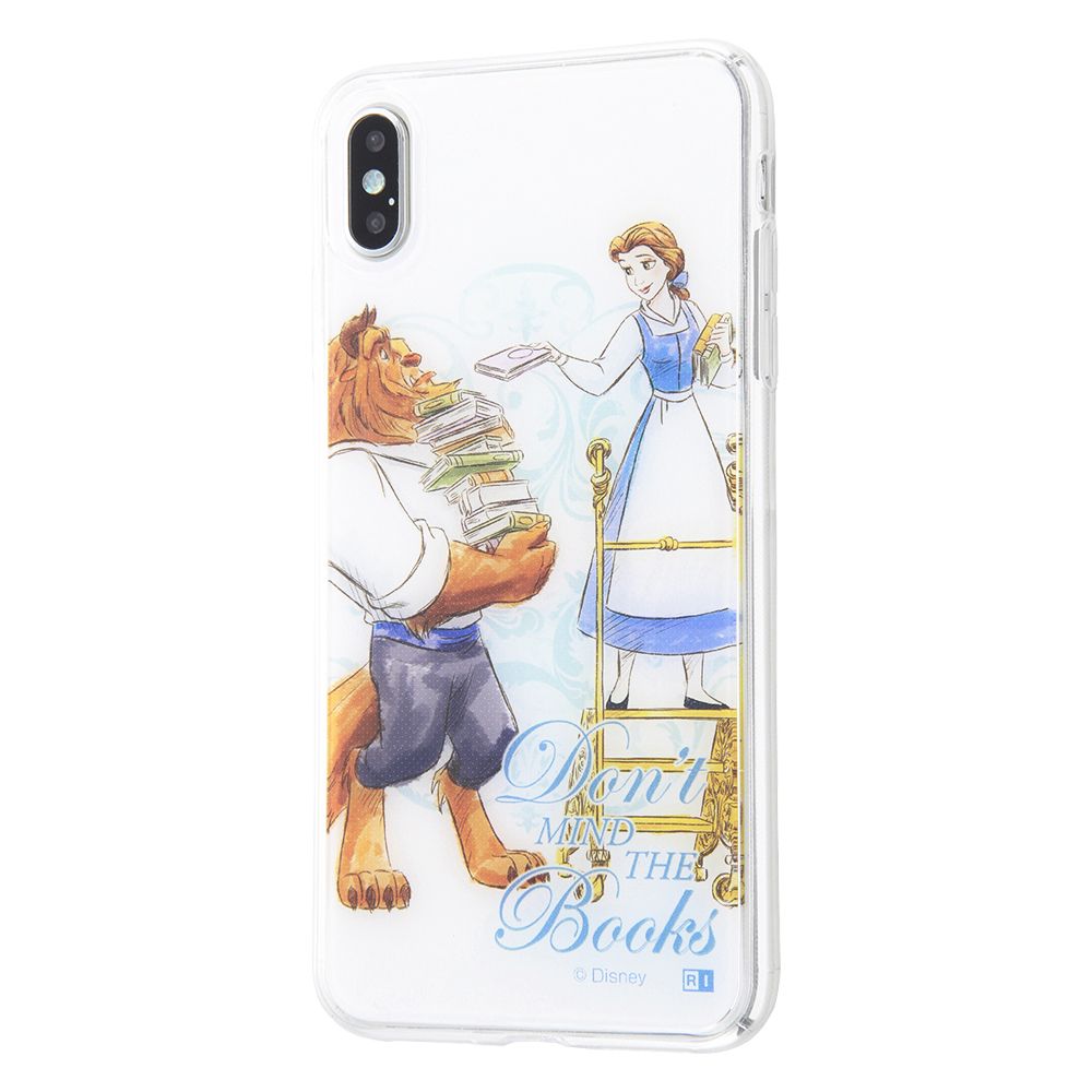 公式 ショップディズニー Iphone Xs Max ディズニーキャラクター Tpuケース 背面パネル 美女と野獣 ライブラリー 受注生産