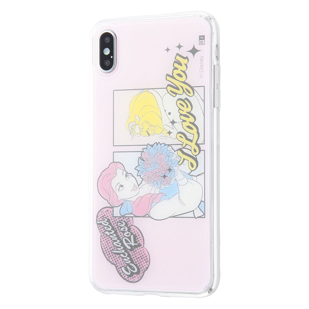 公式 ショップディズニー Iphone Xs Max ディズニーキャラクター Tpuケース 背面パネル 美女と野獣 Love You 受注生産