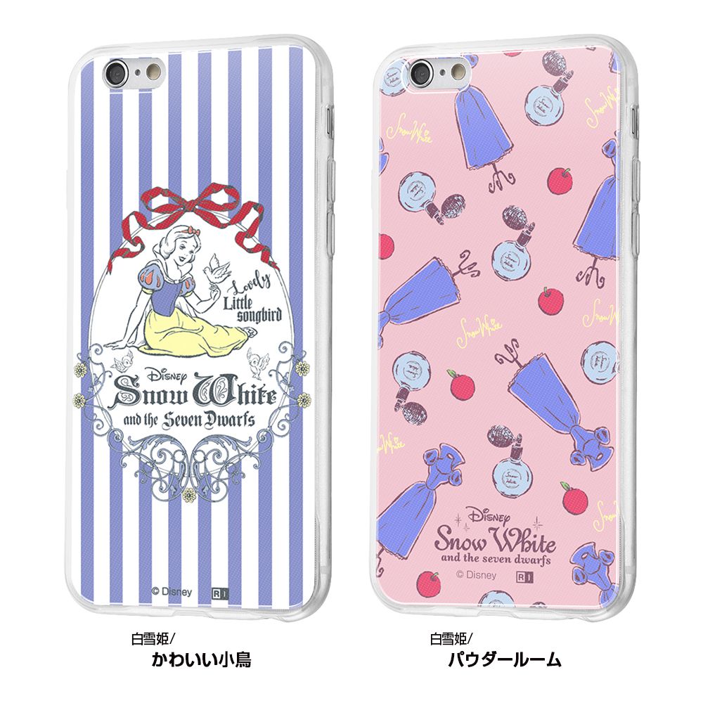 公式 ショップディズニー Iphone 6s 6 ディズニーキャラクター Tpuケース 背面パネル 白雪姫 かわいい小鳥 受注生産