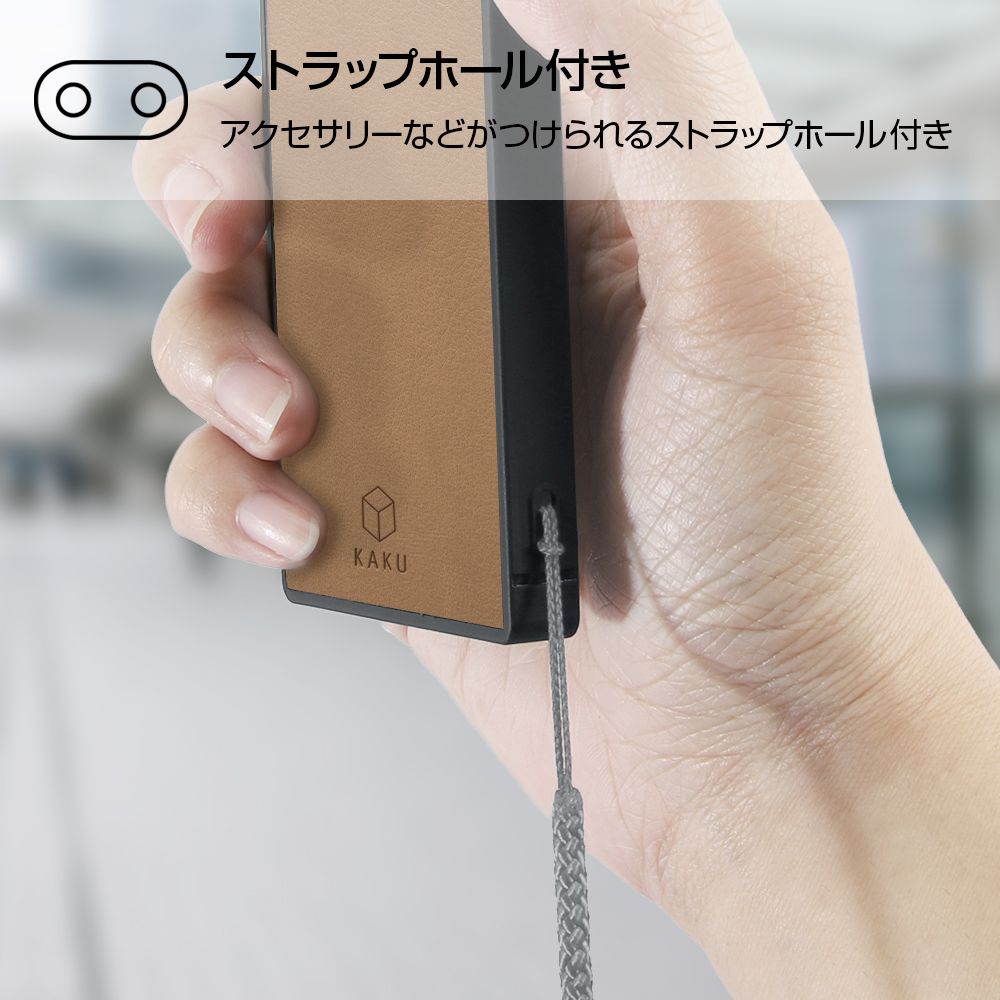 公式 ショップディズニー Xperia Xz3 ディズニーキャラクター 耐衝撃オープンレザーケース Kaku ミッキー