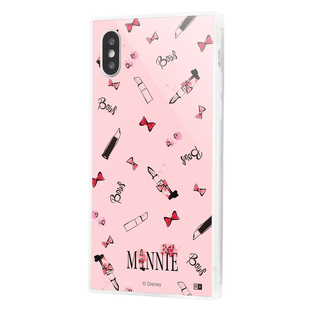 公式 ショップディズニー Iphone Xs X ディズニーキャラクター 耐衝撃ガラスケース Kaku ミニーマウス Otona Pink 受注生産