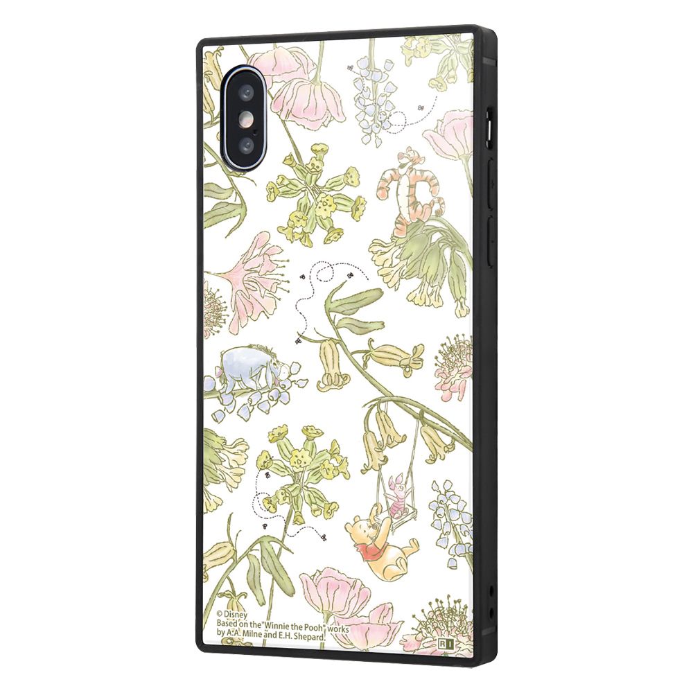 公式 ショップディズニー Iphone Xs X ディズニーキャラクター 耐衝撃ガラスケース Kaku くまのプーさん ナチュラル 受注生産