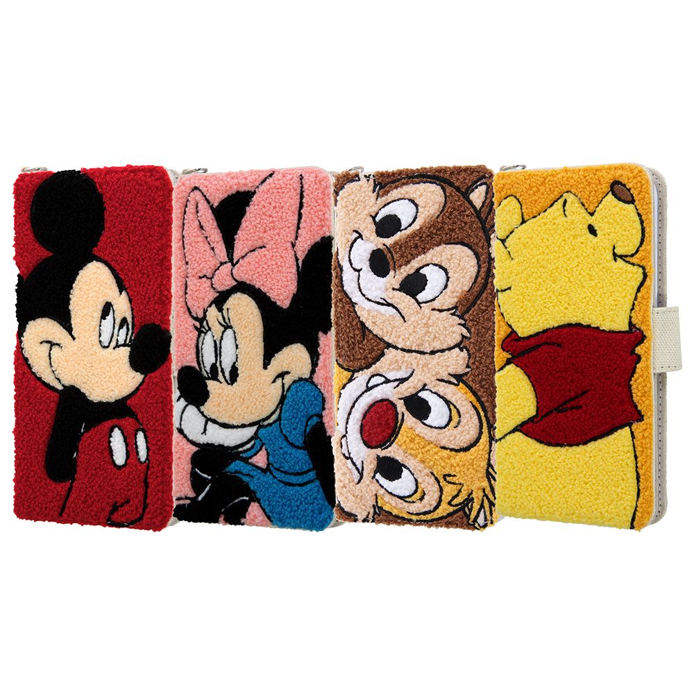 公式 ショップディズニー Iphone 11 ディズニーキャラクター 手帳型ケース サガラ刺繍 ミニー