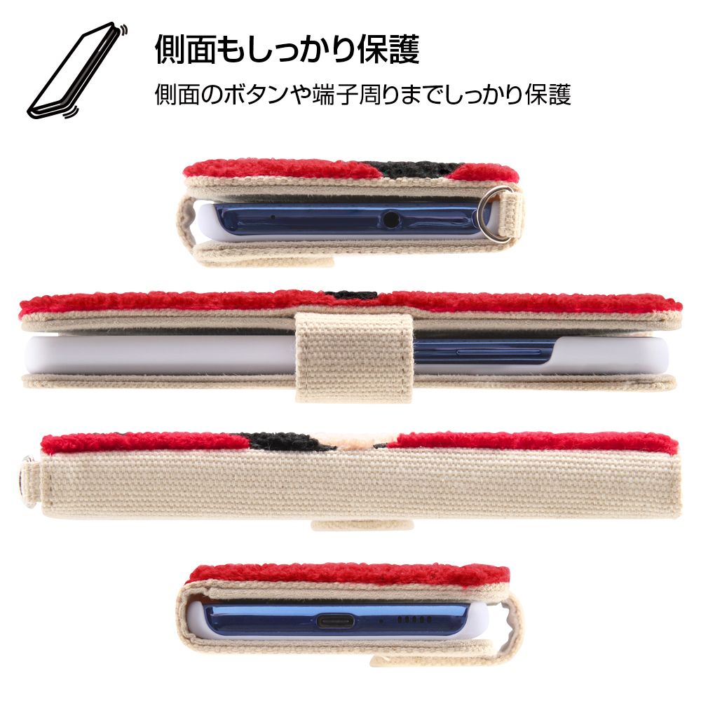 Galaxy A41 『ディズニーキャラクター』/手帳型ケース サガラ刺繍/ミニー