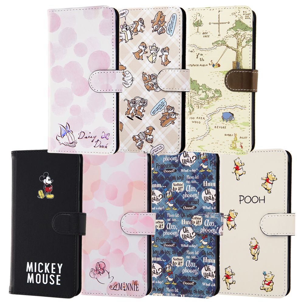 公式 ショップディズニー Aquos Sense3 Aquos Sense3 Lite Android One S7 ディズニー キャラクター 手帳型アートケース マグネット デイジー 004