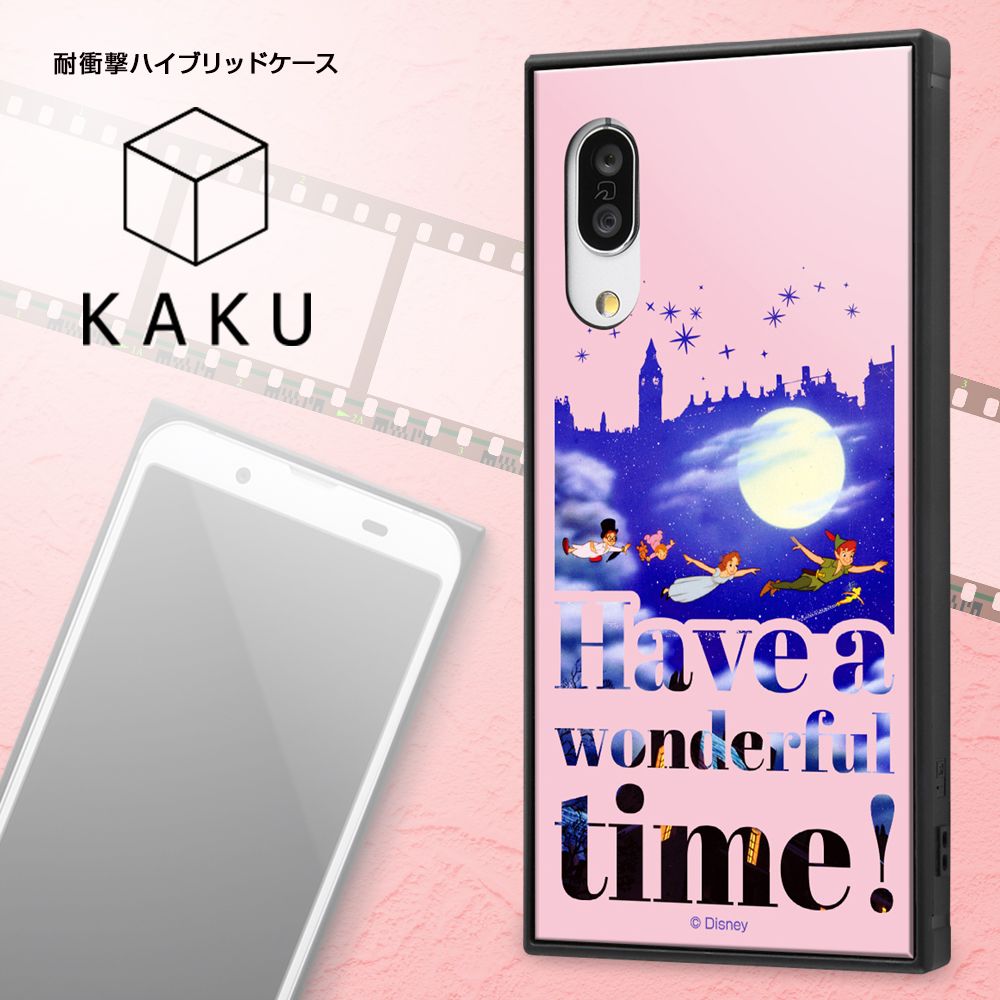 公式 ショップディズニー Aquos Sense3 Aquos Sense3 Lite Android One S7 ディズニーキャラクター 耐衝撃ハイブリッドケース Kaku ピーター パン Famous Scene 受注生産