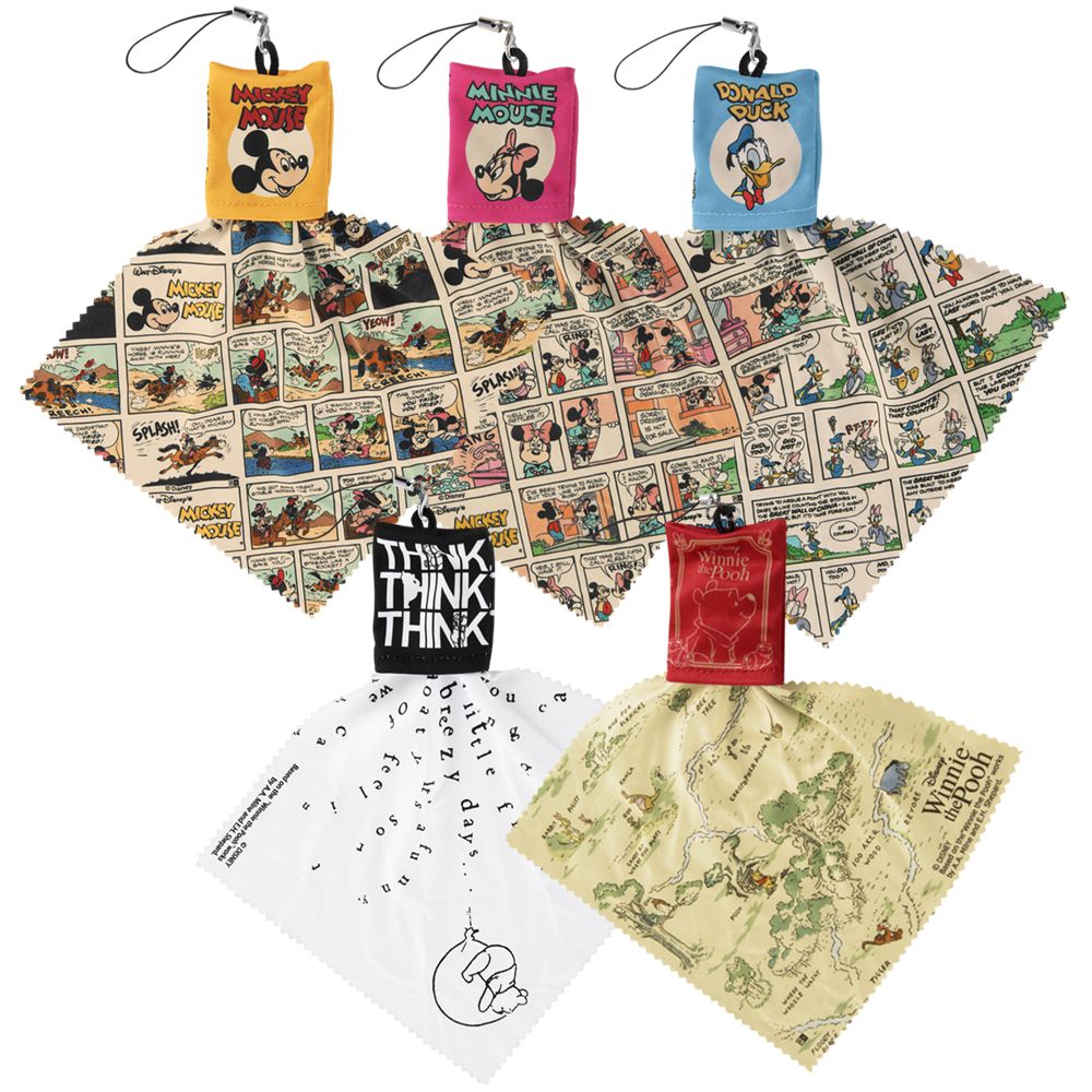 公式 ショップディズニー ディズニーキャラクター キャラフキン マルチクロス付きストラップ プー1