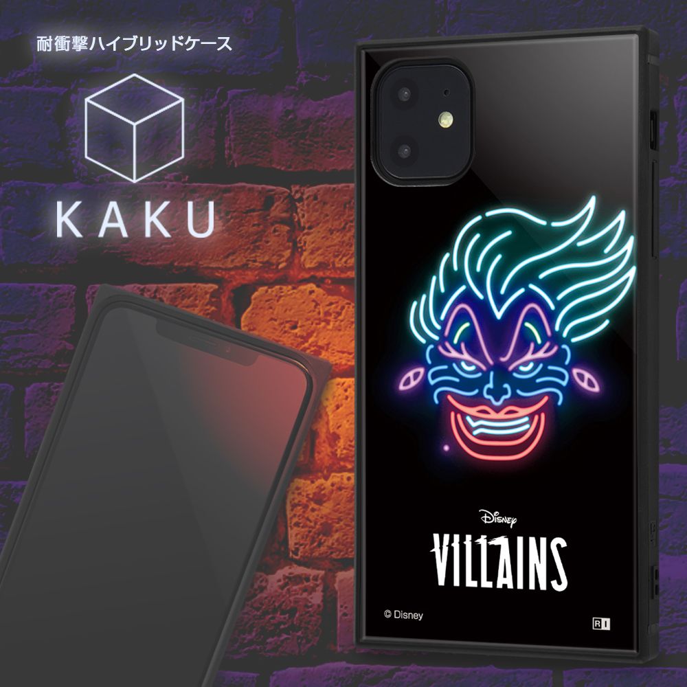 公式 ショップディズニー Iphone 11 ディズニーキャラクター 耐衝撃ハイブリッドケース Kaku クルエラ ネオンサイン 受注生産