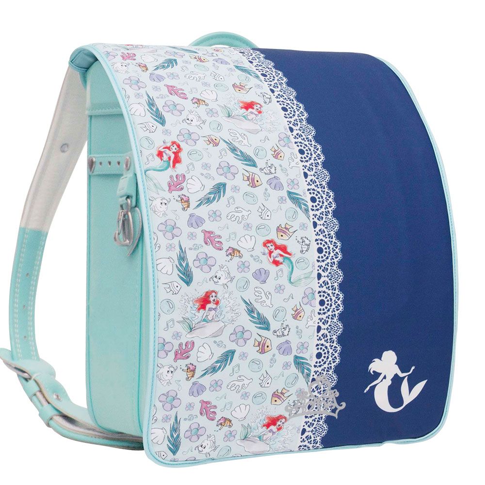 公式 ショップディズニー ランドセルカバーらんらんcapリバーシブル ディズニー プリンセス アリエル うみのなか