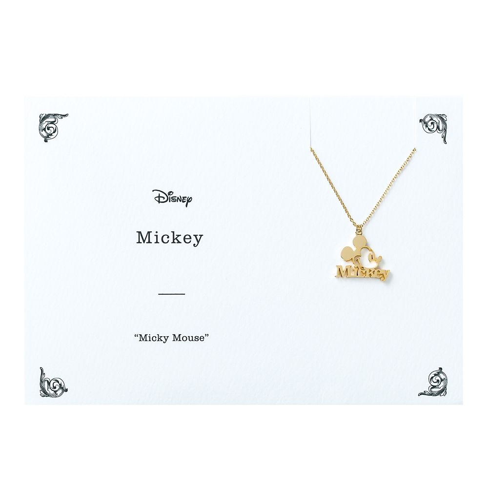 公式 ショップディズニー Mickey ネックレス ミッキーマウス