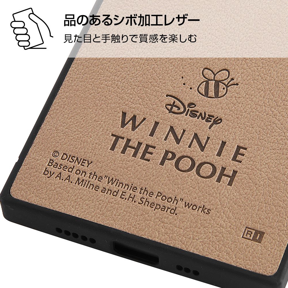 公式 ショップディズニー Iphone 12 12 Pro ディズニーキャラクター 耐衝撃オープンレザーケース Kaku プー